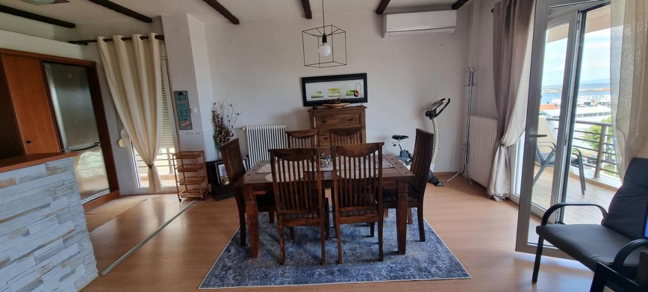 Amazing Sea View Apartment In The City Center! アレクサンドルポリス エクステリア 写真