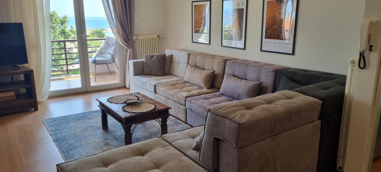 Amazing Sea View Apartment In The City Center! アレクサンドルポリス エクステリア 写真