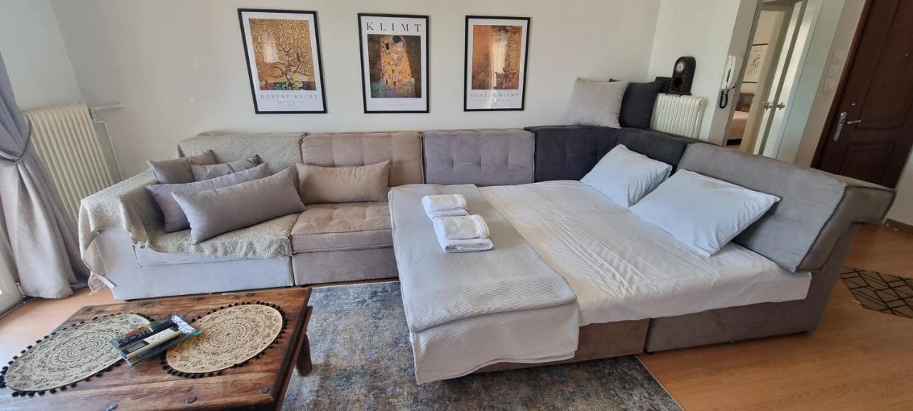 Amazing Sea View Apartment In The City Center! アレクサンドルポリス エクステリア 写真